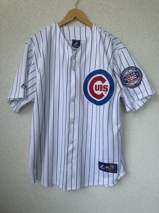 Majestic Other - Majestic Chicago Cubs Ron Santo #10 Pinstripe Jersey Hall of Fame 2012 Men’s XL